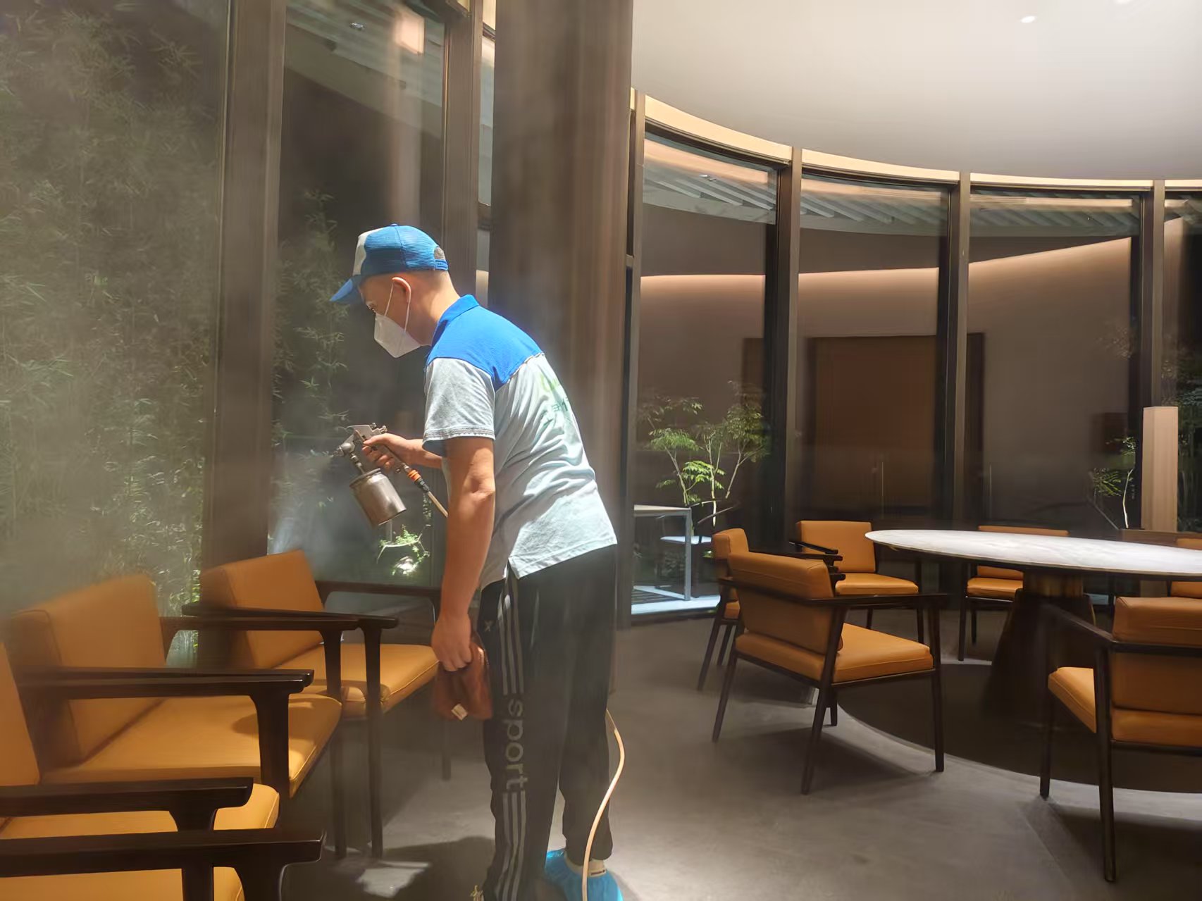 黃埔君瀾酒店室內(nèi)空氣除甲醛