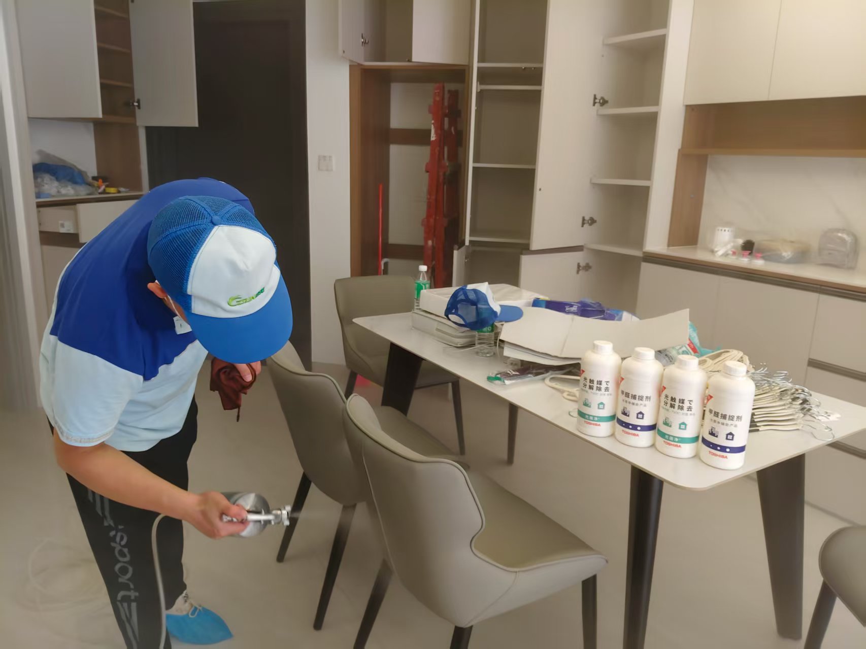 越秀區(qū)東興北路東海嘉園A棟家庭除甲醛